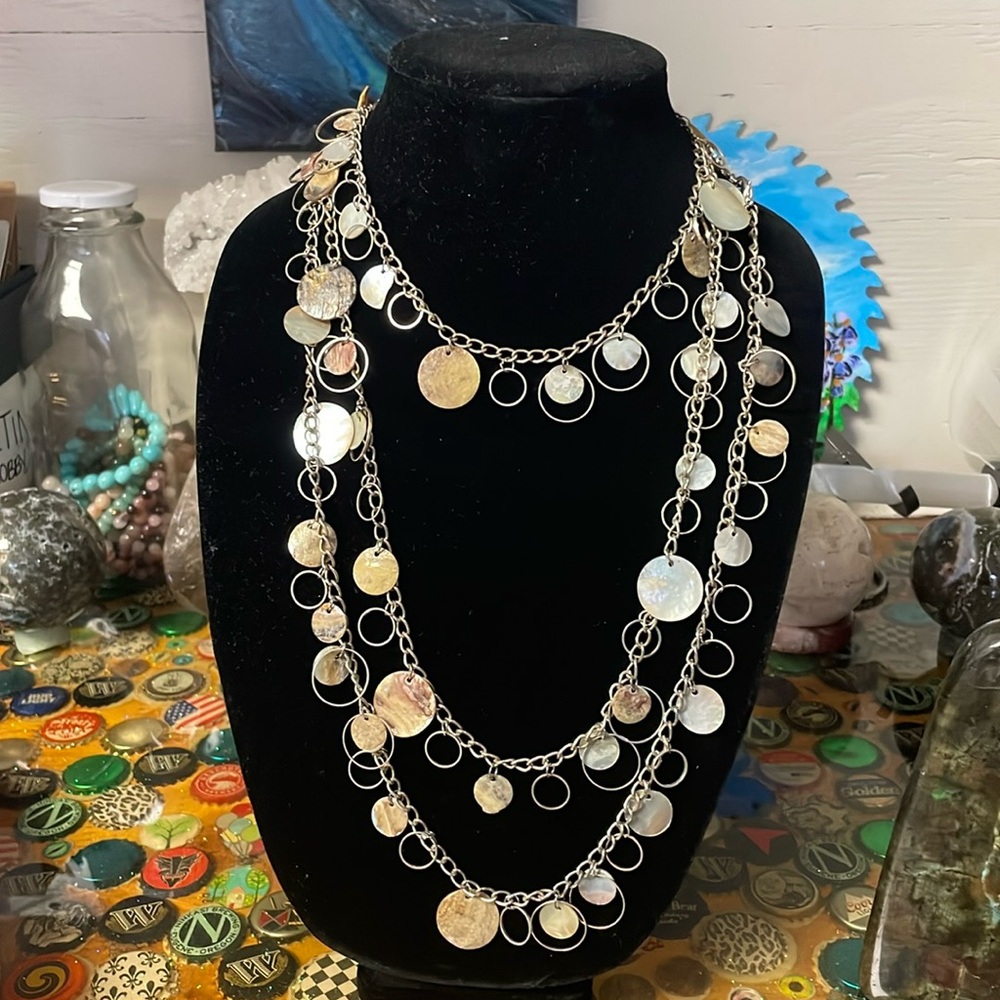 36” shell necklace